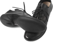 画像をギャラリービューアに読み込む, KLASICA x trippen "SICA" LACE UP HALF SHOES / BLACK WAW (BLACK)