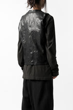 画像をギャラリービューアに読み込む, ISAMU KATAYAMA BACKLASH exclusive LEATHER VEST / ITALY DOUBLE SHOULDER (BLACK)