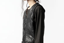 画像をギャラリービューアに読み込む, ISAMU KATAYAMA BACKLASH exclusive LEATHER VEST / ITALY DOUBLE SHOULDER (BLACK)