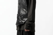 画像をギャラリービューアに読み込む, ISAMU KATAYAMA BACKLASH exclusive LEATHER VEST / ITALY DOUBLE SHOULDER (BLACK)