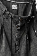 画像をギャラリービューアに読み込む, daska x LOOM exclucive wide tapered pants / hand stitch detail (sumi dyed)