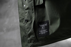 Load image into Gallery viewer, KLASICA WATER FALL MODS COAT / Ventile® UK L24 (OLIVE)