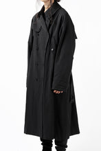 Load image into Gallery viewer, KLASICA GRANADO(NW) TRENCH COAT / TRI MIX HIGH DENSITY PLAIN (BLACK)