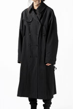 Load image into Gallery viewer, KLASICA GRANADO(NW) TRENCH COAT / TRI MIX HIGH DENSITY PLAIN (BLACK)