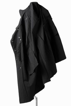 Load image into Gallery viewer, KLASICA GRANADO(NW) TRENCH COAT / TRI MIX HIGH DENSITY PLAIN (BLACK)