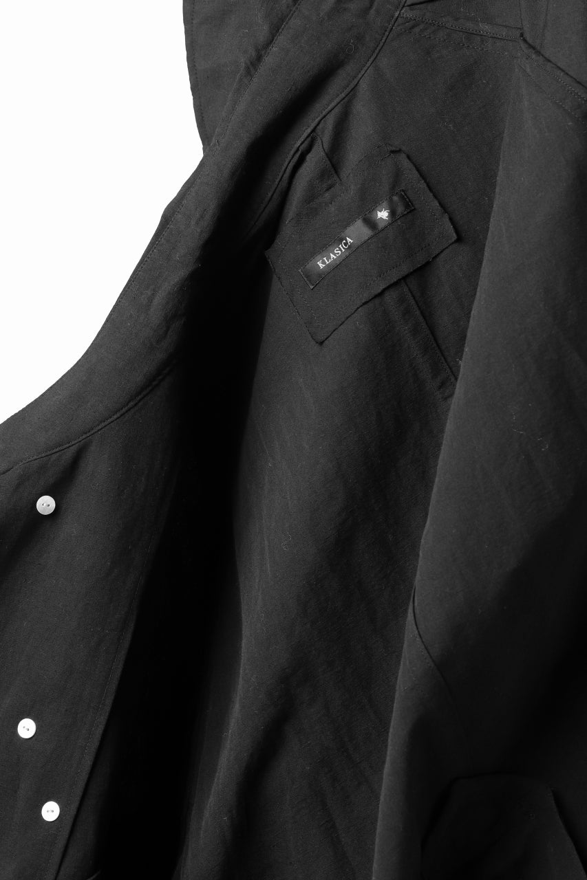 Load image into Gallery viewer, KLASICA GRANADO(NW) TRENCH COAT / TRI MIX HIGH DENSITY PLAIN (BLACK)
