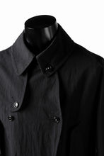 Load image into Gallery viewer, KLASICA GRANADO(NW) TRENCH COAT / TRI MIX HIGH DENSITY PLAIN (BLACK)