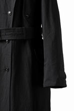 Load image into Gallery viewer, KLASICA GRANADO(NW) TRENCH COAT / TRI MIX HIGH DENSITY PLAIN (BLACK)