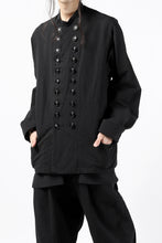 画像をギャラリービューアに読み込む, KLASICA VESSER(NW) WORK JACKET / TRI MIX HIGH DENSITY PLAIN (BLACK)
