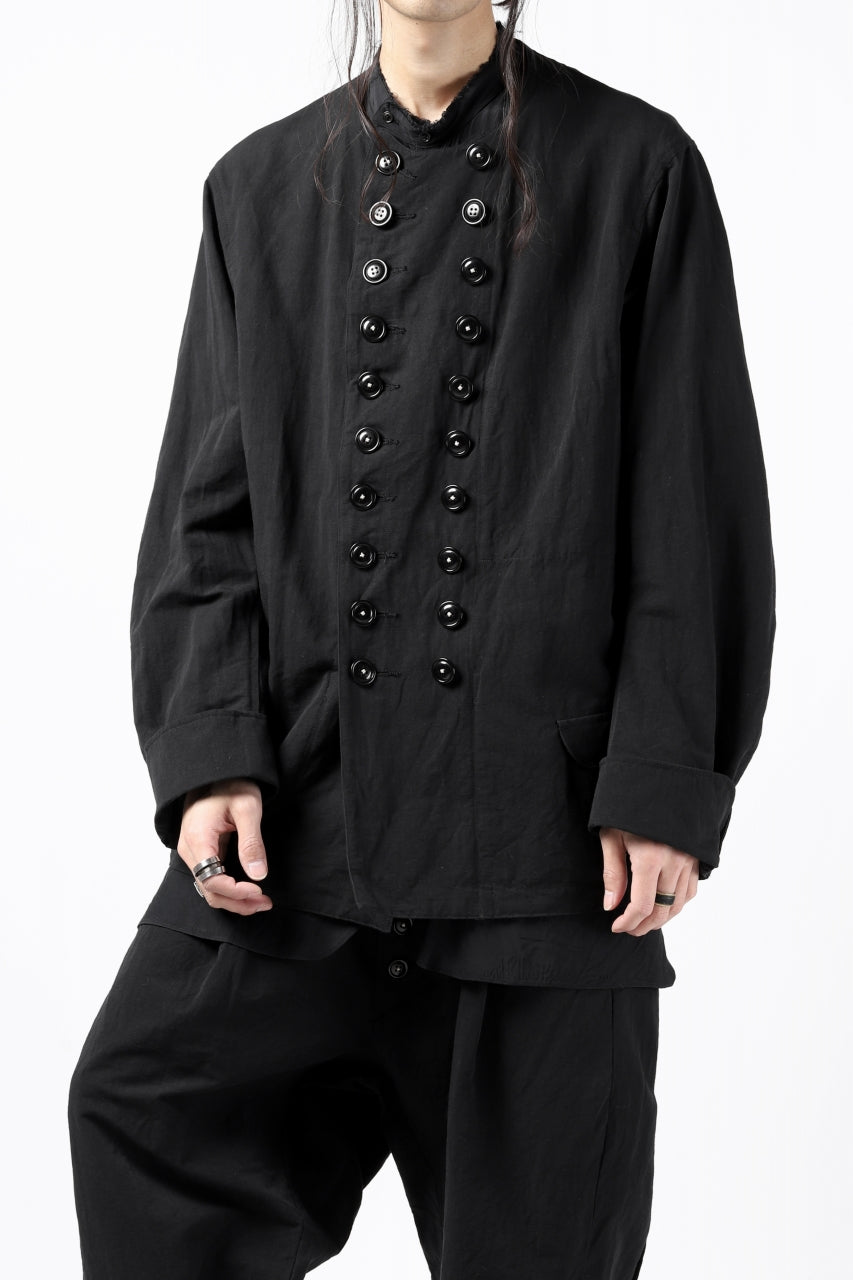 画像をギャラリービューアに読み込む, KLASICA VESSER(NW) WORK JACKET / TRI MIX HIGH DENSITY PLAIN (BLACK)