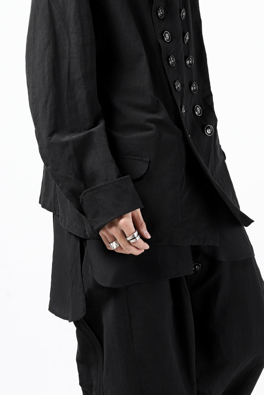 画像をギャラリービューアに読み込む, KLASICA VESSER(NW) WORK JACKET / TRI MIX HIGH DENSITY PLAIN (BLACK)