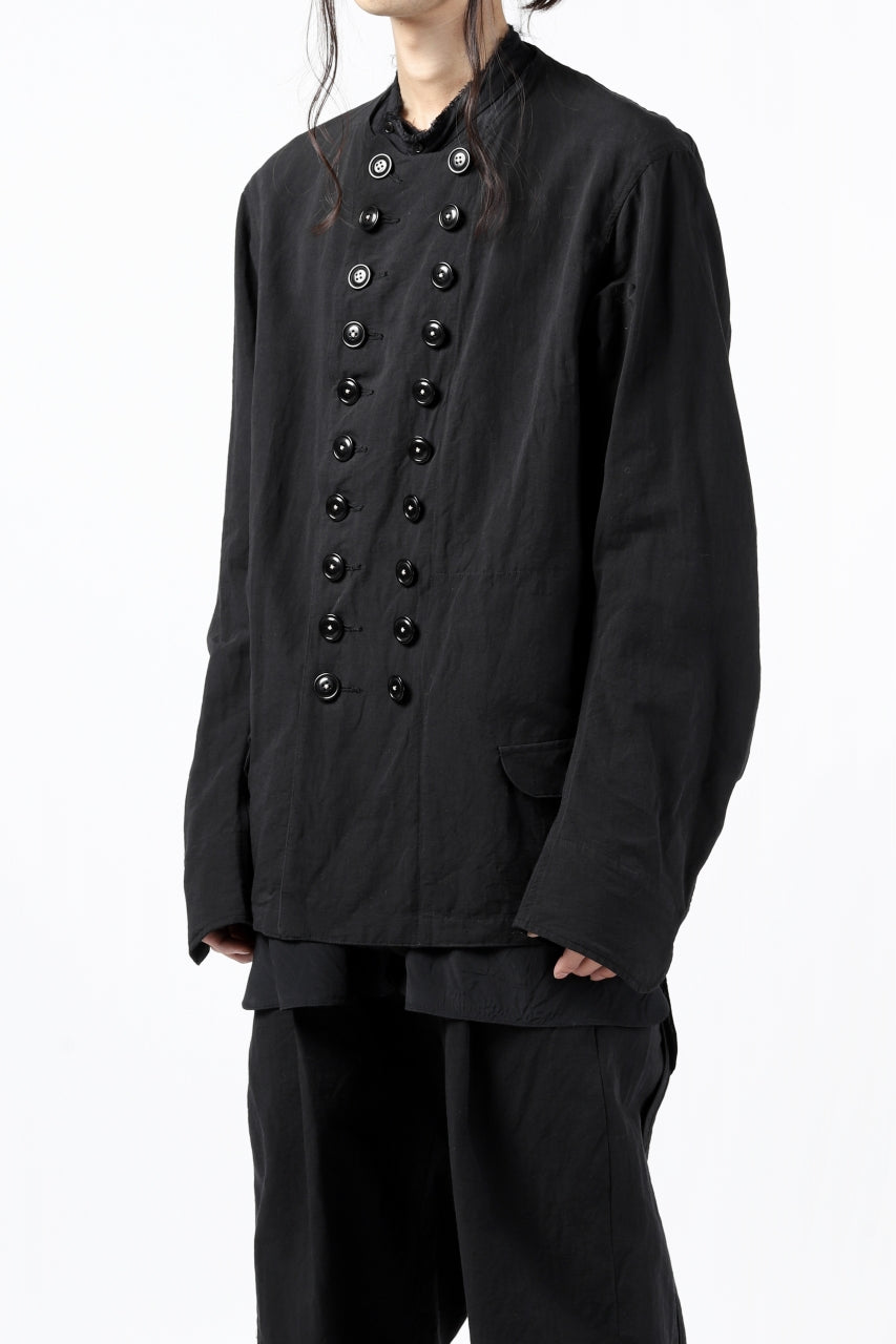 画像をギャラリービューアに読み込む, KLASICA VESSER(NW) WORK JACKET / TRI MIX HIGH DENSITY PLAIN (BLACK)