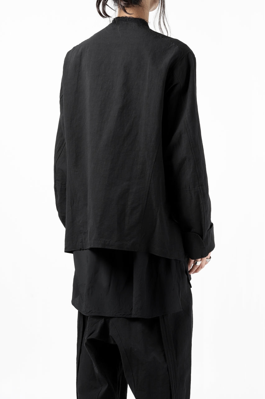 画像をギャラリービューアに読み込む, KLASICA VESSER(NW) WORK JACKET / TRI MIX HIGH DENSITY PLAIN (BLACK)
