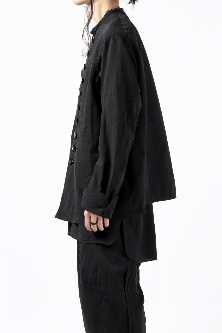 画像をギャラリービューアに読み込む, KLASICA VESSER(NW) WORK JACKET / TRI MIX HIGH DENSITY PLAIN (BLACK)