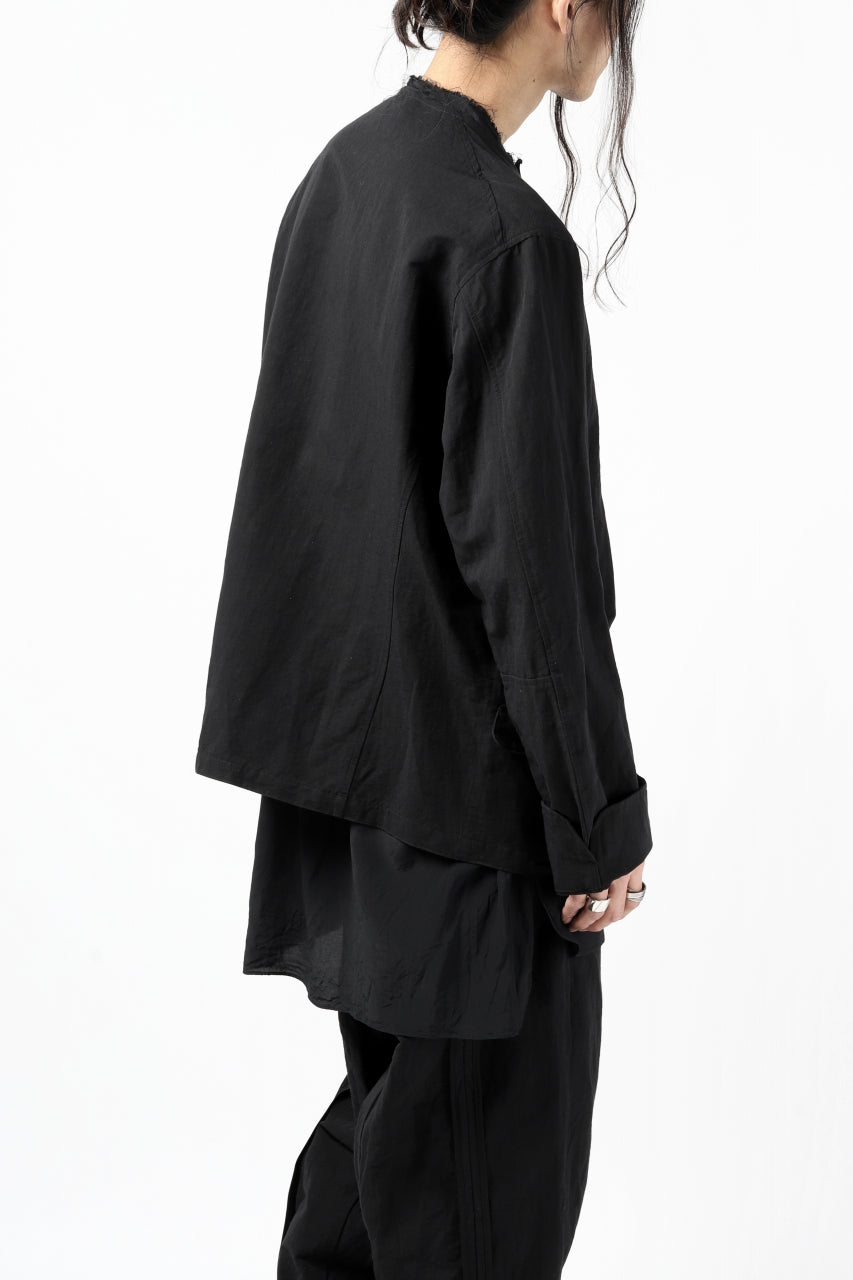 画像をギャラリービューアに読み込む, KLASICA VESSER(NW) WORK JACKET / TRI MIX HIGH DENSITY PLAIN (BLACK)