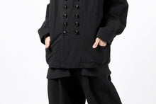画像をギャラリービューアに読み込む, KLASICA VESSER(NW) WORK JACKET / TRI MIX HIGH DENSITY PLAIN (BLACK)