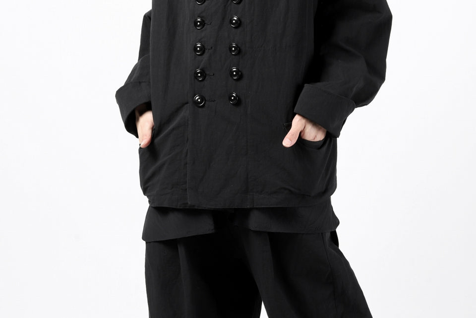 画像をギャラリービューアに読み込む, KLASICA VESSER(NW) WORK JACKET / TRI MIX HIGH DENSITY PLAIN (BLACK)