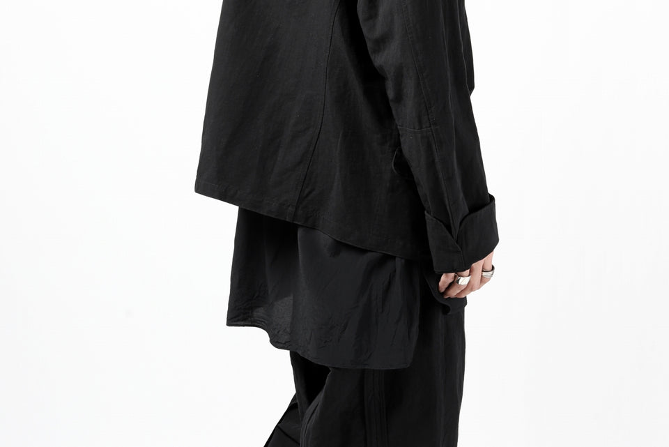 画像をギャラリービューアに読み込む, KLASICA VESSER(NW) WORK JACKET / TRI MIX HIGH DENSITY PLAIN (BLACK)