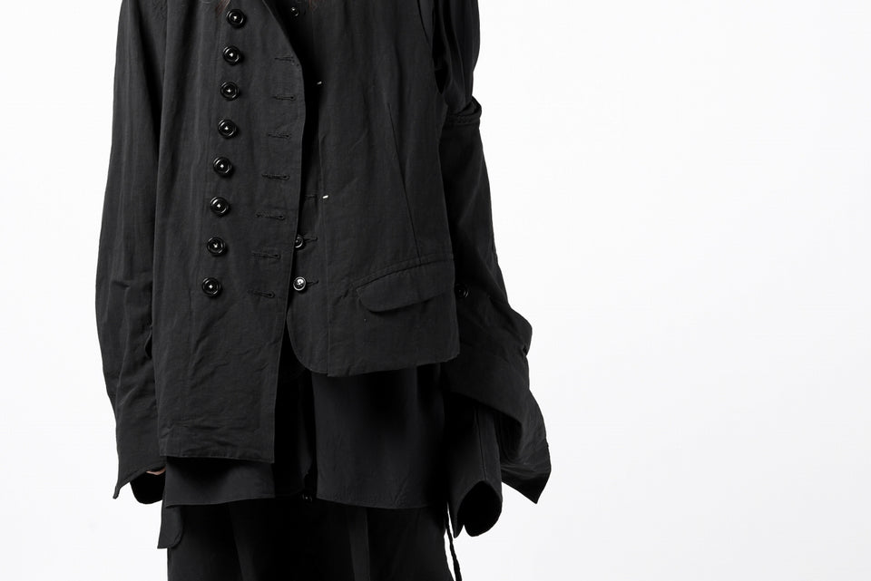 画像をギャラリービューアに読み込む, KLASICA VESSER(NW) WORK JACKET / TRI MIX HIGH DENSITY PLAIN (BLACK)