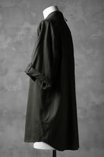 画像をギャラリービューアに読み込む, KLASICA LOOSE HALF SLEEVE SHIRT / DOUBLE VOILE CLOTH (GARMENT WASHED) (OLIVE)