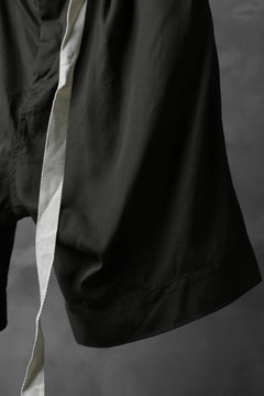 画像をギャラリービューアに読み込む, KLASICA GERALD-wv LOW CROTCH SHORTS / DOUBLE VOILE CLOTH (GARMENT WASHED) (OLIVE)