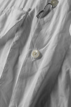 画像をギャラリービューアに読み込む, KLASICA LOOSE HALF SLEEVE SHIRT / BROAD CLOTH (GARMENT WASHED) (WHITE)