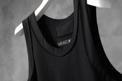 画像をギャラリービューアに読み込む, KLASICA SUD X CUT TANK TOP / DRY TWILL JERSEY (BLACK)