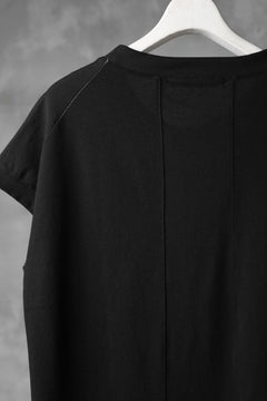 画像をギャラリービューアに読み込む, KLASICA LUNG CAP SLEEVE LONG  CUT & SEWN / DRY TWILL JERSEY (BLACK)