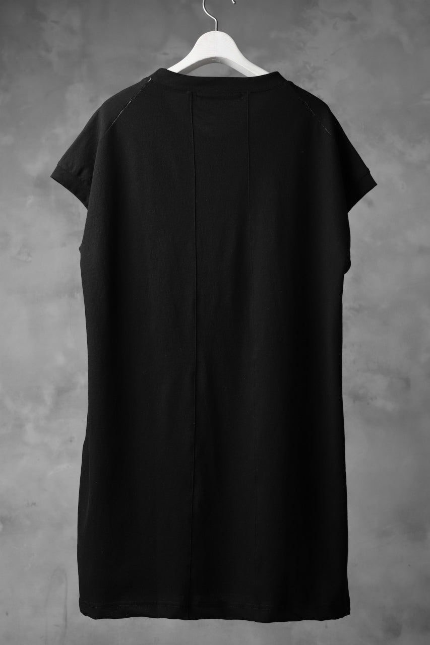 画像をギャラリービューアに読み込む, KLASICA LUNG CAP SLEEVE LONG  CUT & SEWN / DRY TWILL JERSEY (BLACK)