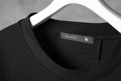 画像をギャラリービューアに読み込む, KLASICA LUNG CAP SLEEVE LONG  CUT & SEWN / DRY TWILL JERSEY (BLACK)