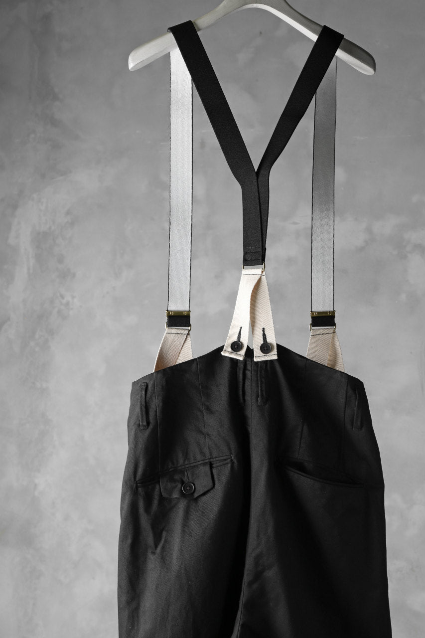 画像をギャラリービューアに読み込む, KLASICA SUS UK MARINE SUSPENDER / BELGIUM GEVAERT© RUBBER (BLACK)