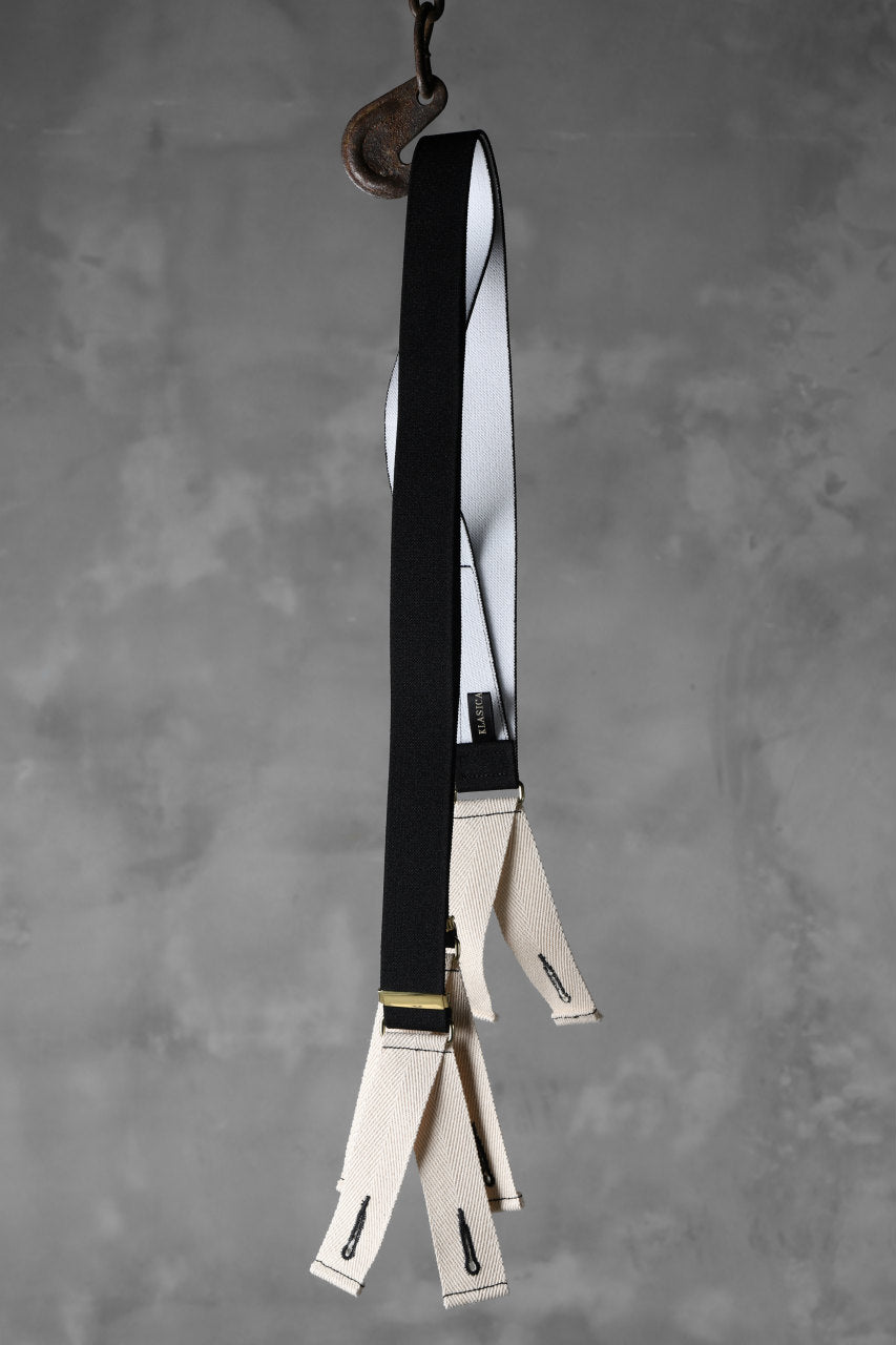 画像をギャラリービューアに読み込む, KLASICA SUS UK MARINE SUSPENDER / BELGIUM GEVAERT© RUBBER (BLACK)