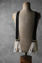 画像をギャラリービューアに読み込む, KLASICA SUS UK MARINE SUSPENDER / BELGIUM GEVAERT© RUBBER (BLACK)