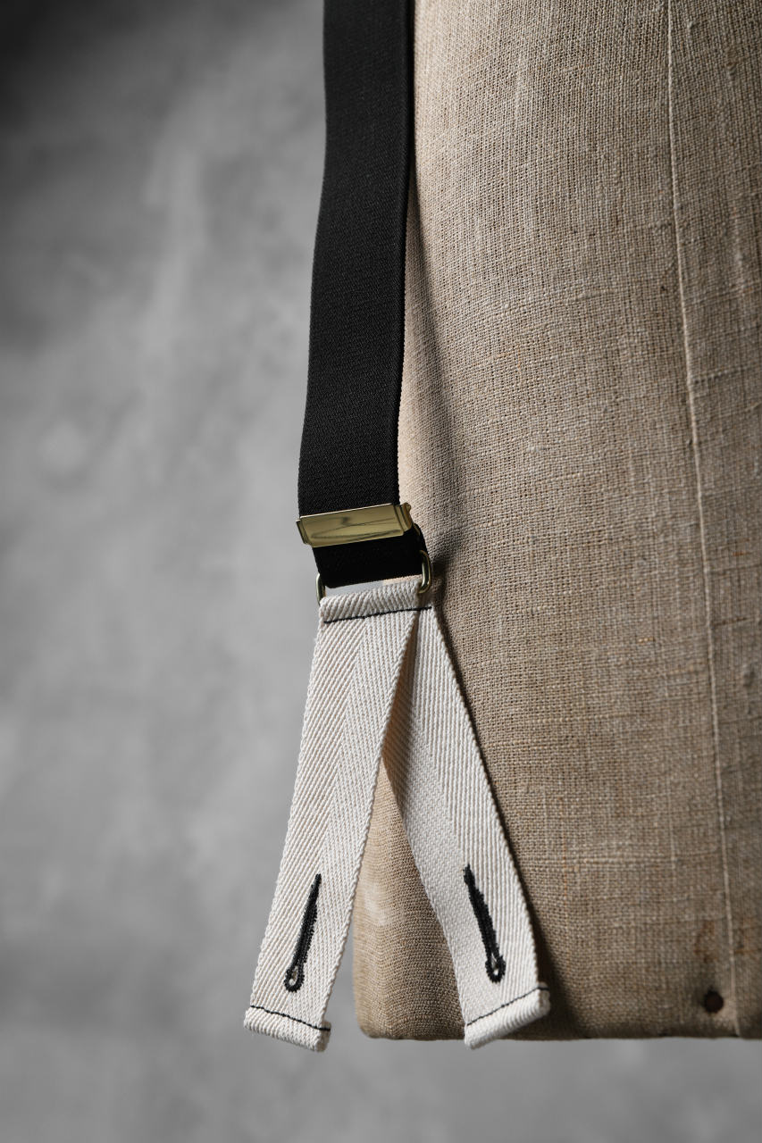 画像をギャラリービューアに読み込む, KLASICA SUS UK MARINE SUSPENDER / BELGIUM GEVAERT© RUBBER (BLACK)
