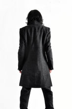 Load image into Gallery viewer, blackcrow standcollar tailorcoat (wool dark check)