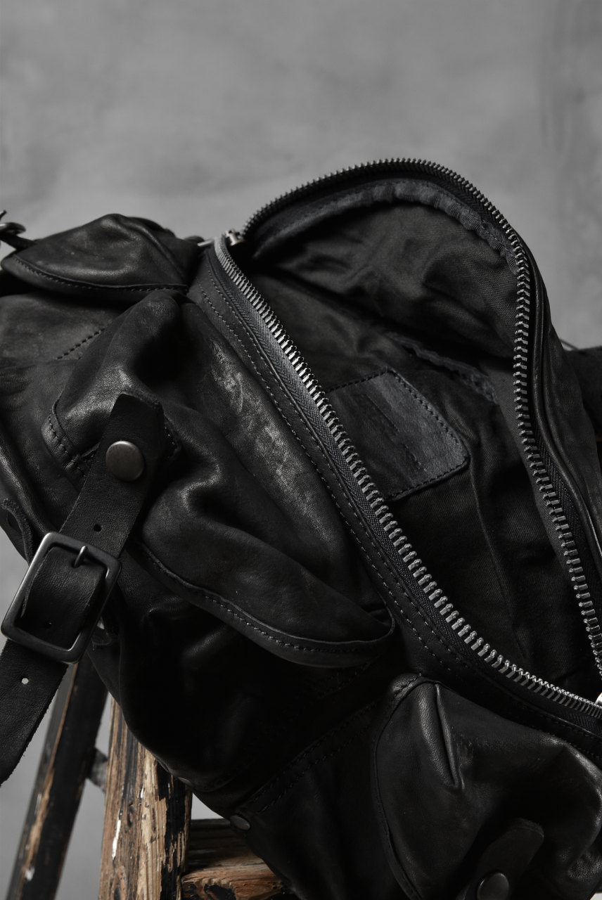 Load image into Gallery viewer, ISAMU KATAYAMA BACKLASH "DoubleShoulder" MIL-BAG (BLACK)