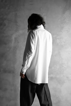 画像をギャラリービューアに読み込む, KLASICA SABRON BUTTON FRY SHIRT / TYPE-WRITER CLOTH (WHITE)