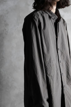 画像をギャラリービューアに読み込む, KLASICA SABRON BUTTON FRY SHIRT / TYPE-WRITER CLOTH (MOSS)