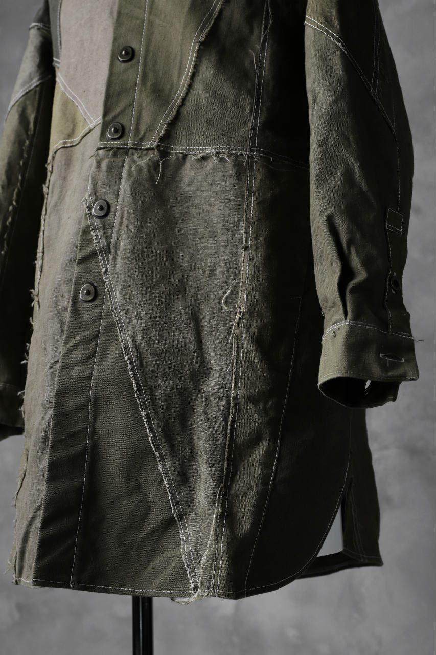 画像をギャラリービューアに読み込む, BACKLASH x LOOM exclusive RECONSTRUCTIVE COAT / VINTAGE MILITARY CANVAS