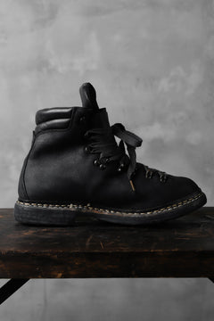 画像をギャラリービューアに読み込む, A DICIANNOVEVENTITRE A1923 Norwegian Laced Boots SH2 / Cavallo Oilo (NERO)