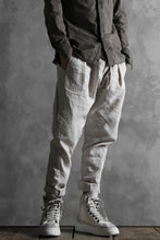 画像をギャラリービューアに読み込む, masnada PANTA BAGGY VAN 6POCKETS / CRUMPLED LINEN COTTON (CHALK)