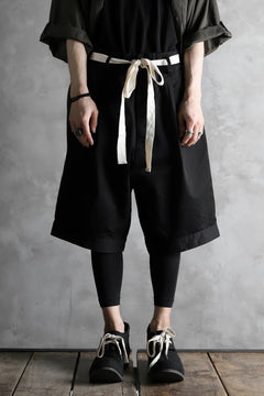 画像をギャラリービューアに読み込む, KLASICA GERALD-cc LOW CROTCH SHORTS / DRY CHINO CLOTH (BLACK)