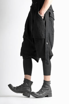 画像をギャラリービューアに読み込む, A.F ARTEFACT SWITCHING SHORTS / COMBI FABRICS (BLACK)
