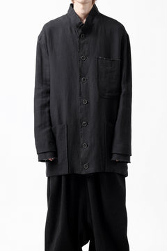 画像をギャラリービューアに読み込む, SOSNOVSKA RAW EDGES DOUBLE BLAZER (BLACK)