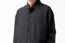 画像をギャラリービューアに読み込む, SOSNOVSKA RAW EDGES DOUBLE BLAZER (BLACK)