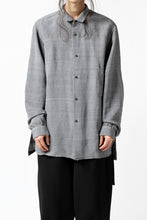 画像をギャラリービューアに読み込む, COLINA GARDENER SHIRT / SLUB SILK (SUMI DYED)