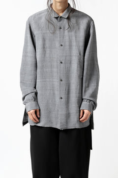 画像をギャラリービューアに読み込む, COLINA GARDENER SHIRT / SLUB SILK (SUMI DYED)