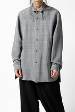 画像をギャラリービューアに読み込む, COLINA GARDENER SHIRT / SLUB SILK (SUMI DYED)