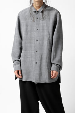 画像をギャラリービューアに読み込む, COLINA GARDENER SHIRT / SLUB SILK (SUMI DYED)