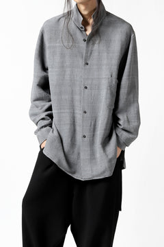 画像をギャラリービューアに読み込む, COLINA GARDENER SHIRT / SLUB SILK (SUMI DYED)